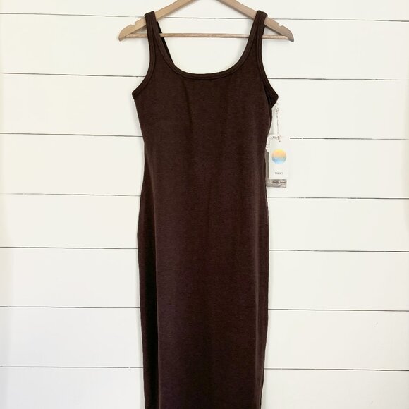 NWT Vuori Halo Essential Dress in java heather color size med - Picture 1 of 6